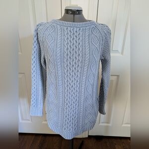 L.L. Bean Women's Signature Cotton Fisherman Tunic Sweater size small